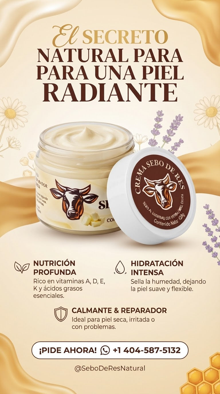 CREMA SEBO DE RES