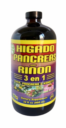Tónico 3 en 1 Riñón. Hígado y páncreas