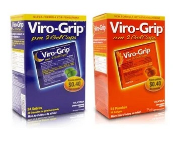 (2 PAKS) VIRO GRIP CAPSULA DIA Y NOCHE