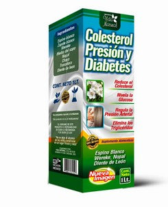 TÓNICO COLESTEROL, DIABETES Y PRESION