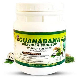POLVO DE GUANABANA MORINGA Y ALPISTE