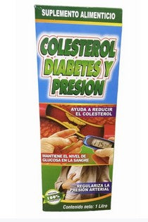 Suplemento Alimenticio Colesterol, Diabetes, Presion