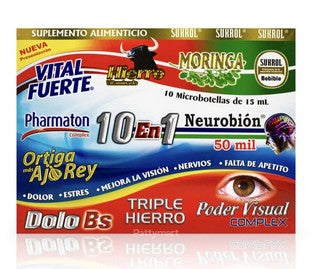 Vital Fuerte 10 en 1 + Moringa Neurobión