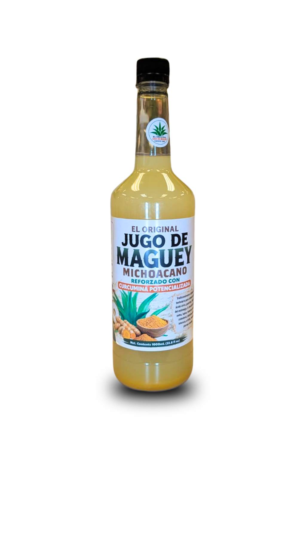 JUGO DE MAGUEY CON CURCUMA