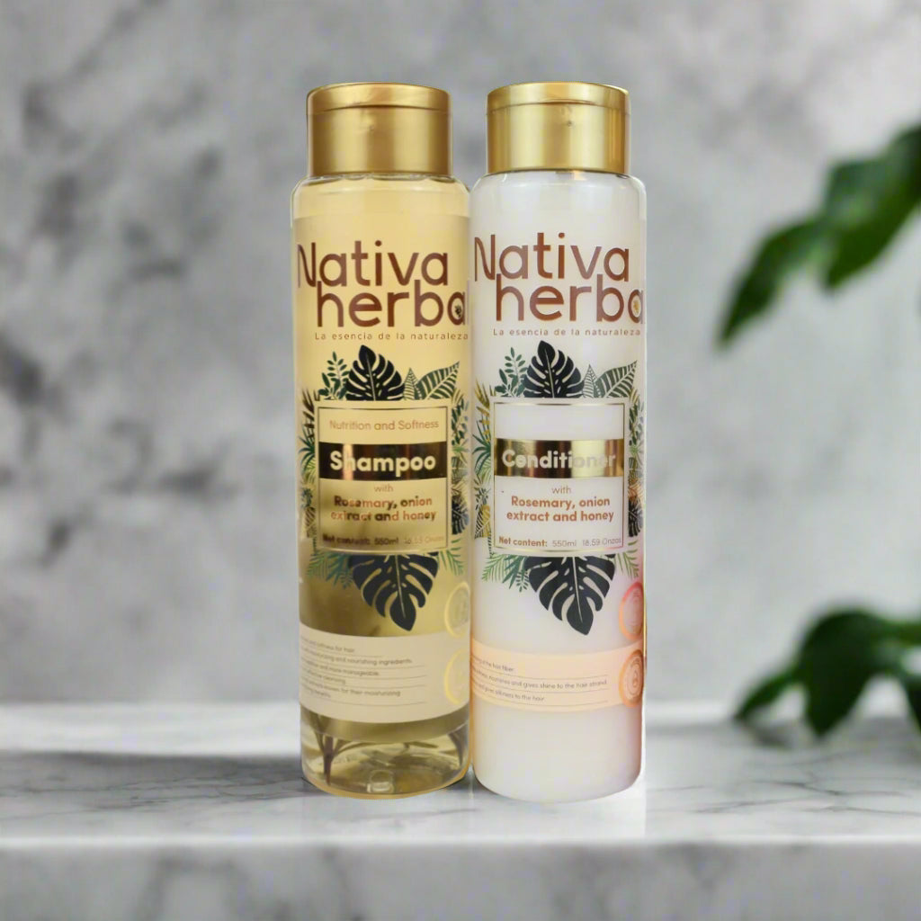 Nativa Herbal Rosemary Shampoo and conditioner Set x 550ml