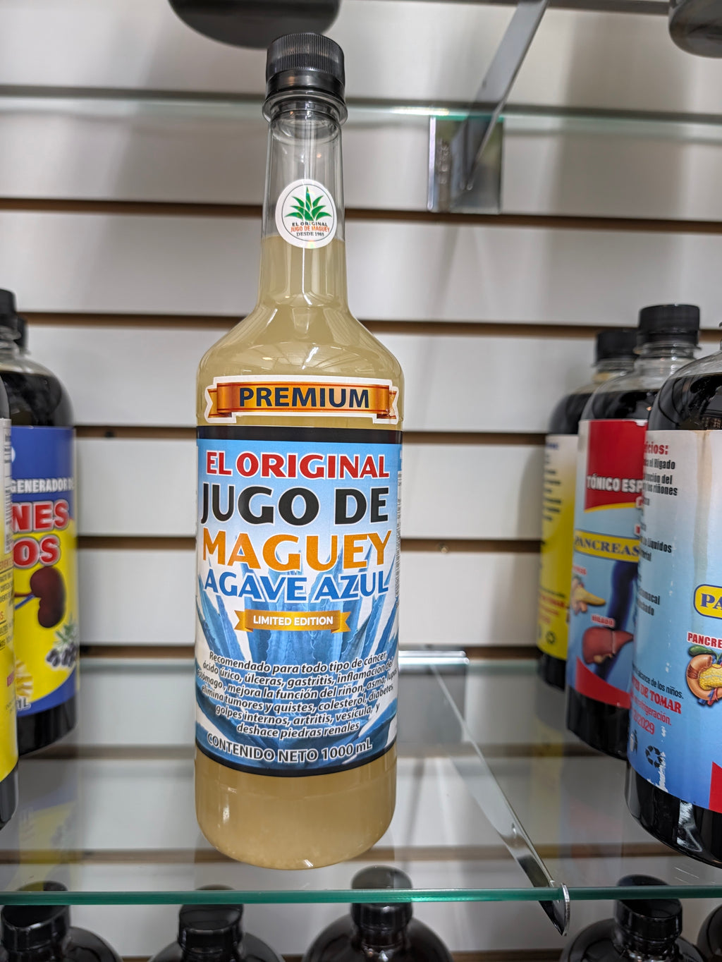 JUGO DE MAGUEY AGAVE AZUL 1 LT